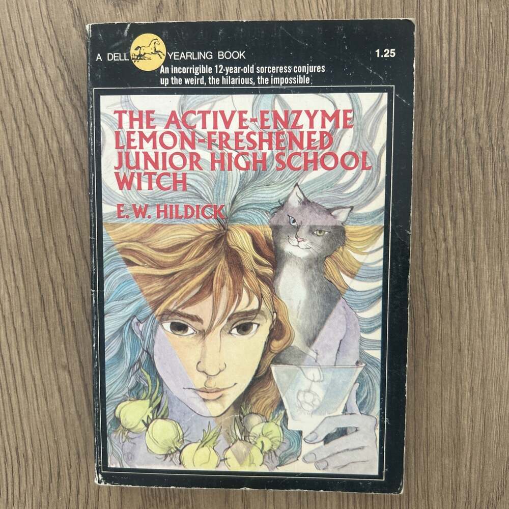 The Active-Enzyme Lemon-Freshened Junior High School Witch by EW Hildick 1975